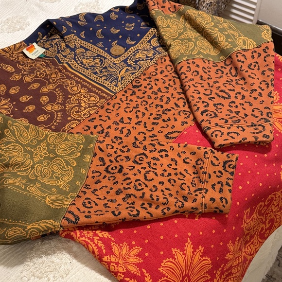 FARM Rio Multicolor Patchwork Sweatshirt - Picture 3 of 3